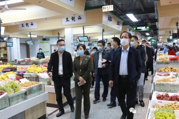 市人大常委会主任马娜率队视察花板桥菜市场文明行为促进工作