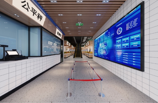 凝心聚力 全力以赴 岳农集团扎实做好花板桥新农贸市场创文迎检工作